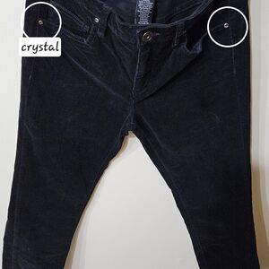 Calvin Klein Jeans Black Corduroy Trousers